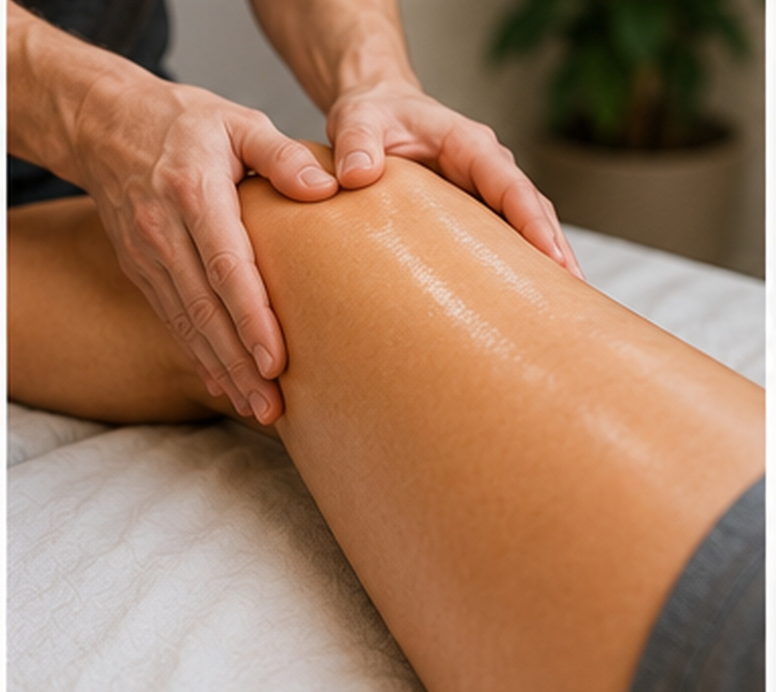 Manual therapy being applied to the neck and upper body to support comfortable movement